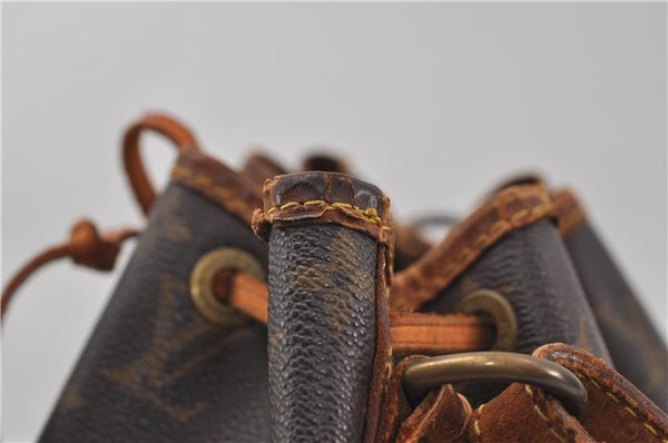 Authentic Louis Vuitton Monogram Petit Noe Shoulder Bag M42226 LV 8337D