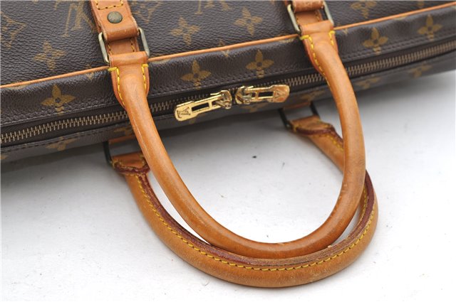 Auth LOUIS VUITTON Monogram Porte Documents Voyage Briefcase M40226 LV 8338C