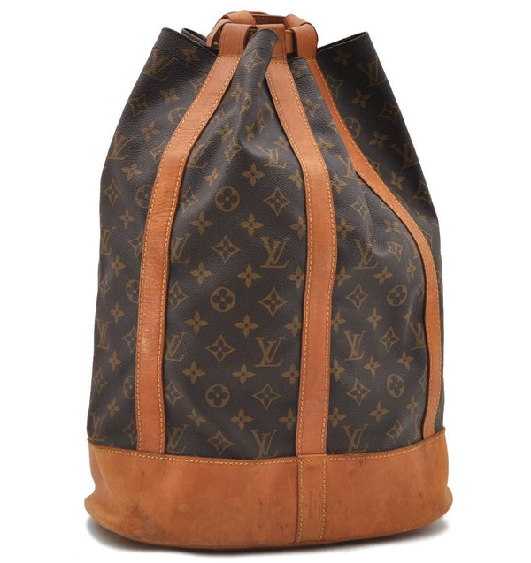 Authentic LOUIS VUITTON Monogram Randonnee GM Shoulder Bag M42244 LV 8339C