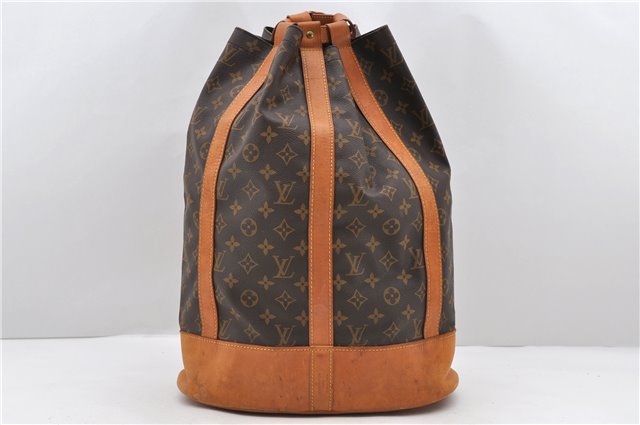 Authentic LOUIS VUITTON Monogram Randonnee GM Shoulder Bag M42244 LV 8339C