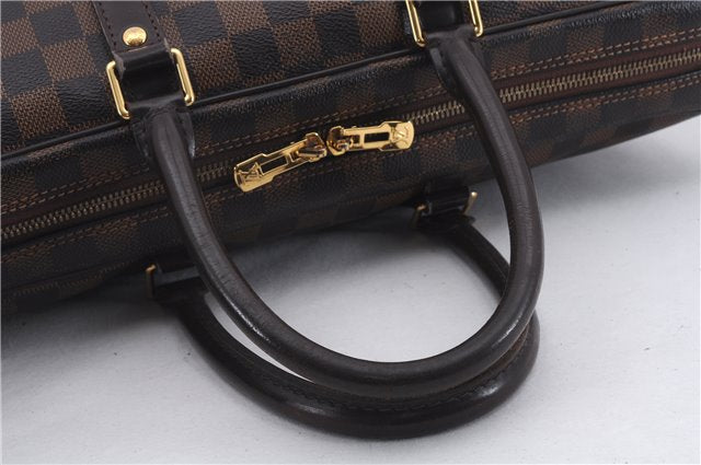 Authentic Louis Vuitton Damier Porte Documents Voyage Briefcase N41124 LV 8340D