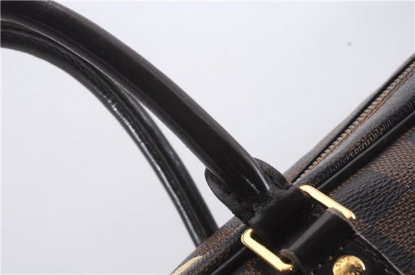 Authentic Louis Vuitton Damier Porte Documents Voyage Briefcase N41124 LV 8340D