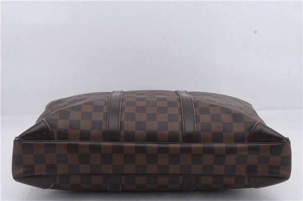 Authentic Louis Vuitton Damier Porte Documents Voyage Briefcase N41124 LV 8340D