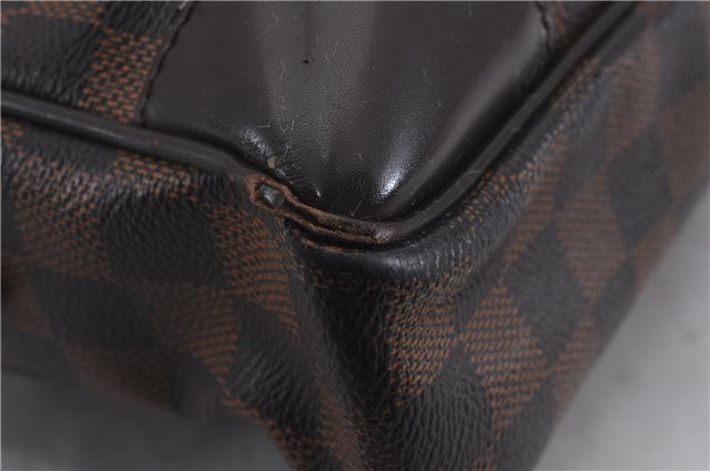 Authentic Louis Vuitton Damier Porte Documents Voyage Briefcase N41124 LV 8340D