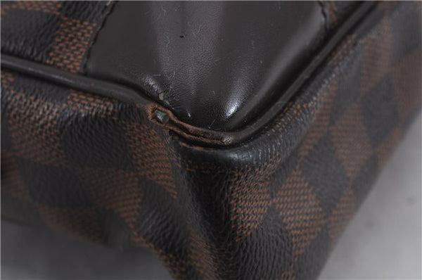 Authentic Louis Vuitton Damier Porte Documents Voyage Briefcase N41124 LV 8340D