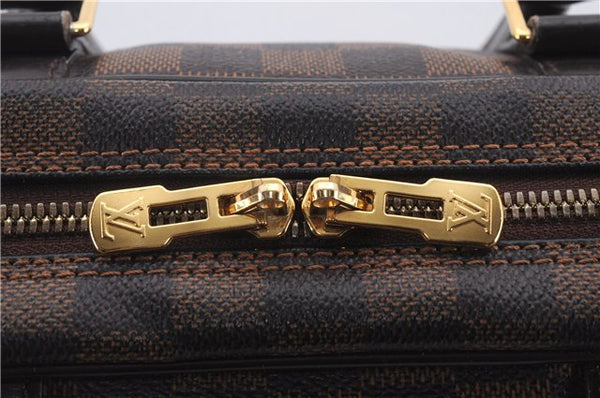 Authentic Louis Vuitton Damier Porte Documents Voyage Briefcase N41124 LV 8340D