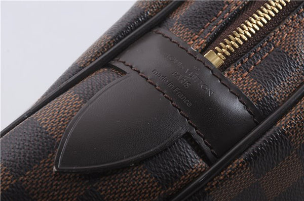 Authentic Louis Vuitton Damier Porte Documents Voyage Briefcase N41124 LV 8340D