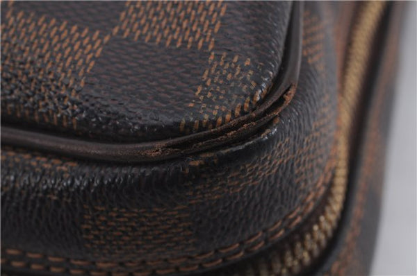 Authentic Louis Vuitton Damier Porte Documents Voyage Briefcase N41124 LV 8340D