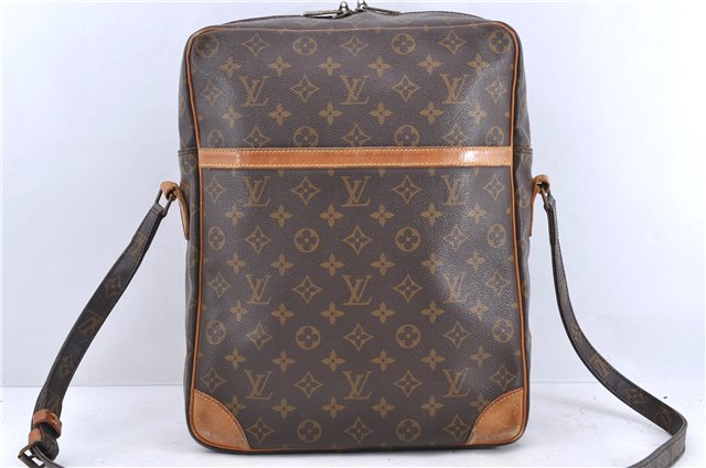 Authentic LOUIS VUITTON Monogram Danube 28 Shoulder Cross Body Bag LV 8341C