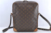 Authentic LOUIS VUITTON Monogram Danube 28 Shoulder Cross Body Bag LV 8341C