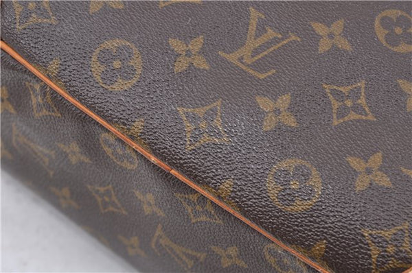 Authentic LOUIS VUITTON Monogram Danube 28 Shoulder Cross Body Bag LV 8341C