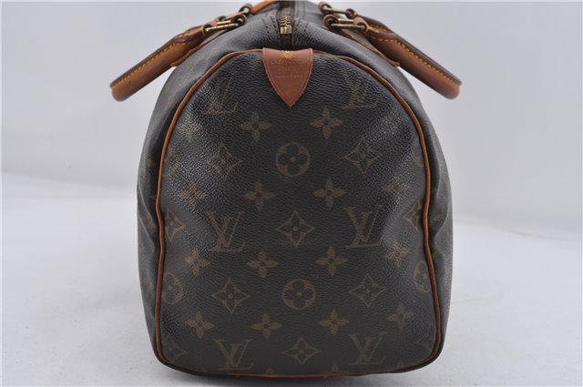 Authentic Louis Vuitton Monogram Speedy 30 Hand Boston Bag M41526 LV 8341D