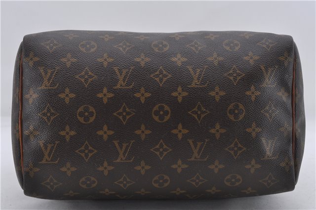 Authentic Louis Vuitton Monogram Speedy 30 Hand Boston Bag M41526 LV 8341D