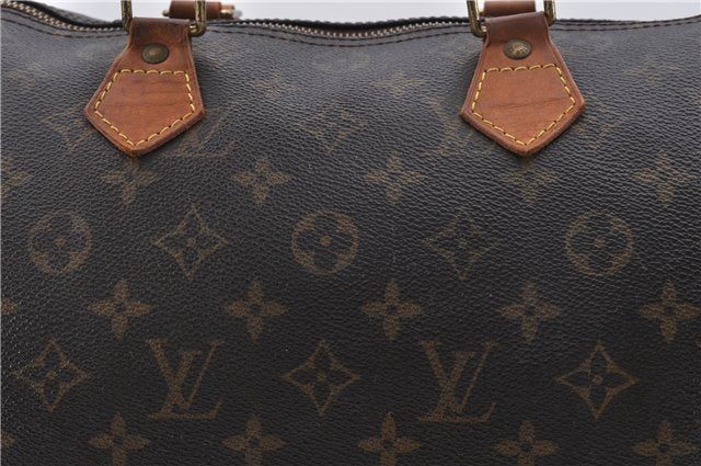 Authentic Louis Vuitton Monogram Speedy 30 Hand Boston Bag M41526 LV 8341D