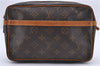Authentic LOUIS VUITTON Monogram Compiegne 23 Clutch Hand Bag M51847 LV 8343C
