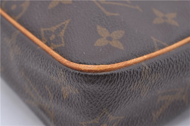 Authentic LOUIS VUITTON Monogram Compiegne 23 Clutch Hand Bag M51847 LV 8343C