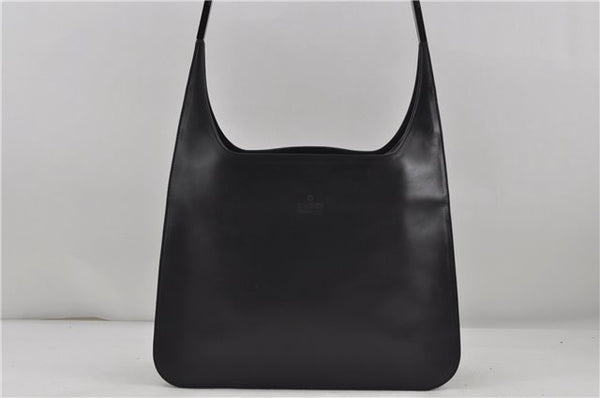 Authentic GUCCI Shoulder Hand Bag Leather 0013167 Black 8344D