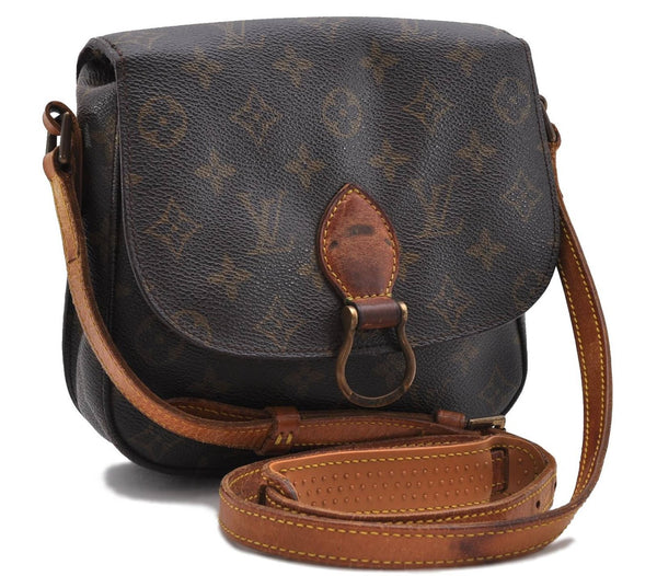Auth LOUIS VUITTON Monogram Saint Cloud MM Shoulder Cross Bag M51243 LV 8348C