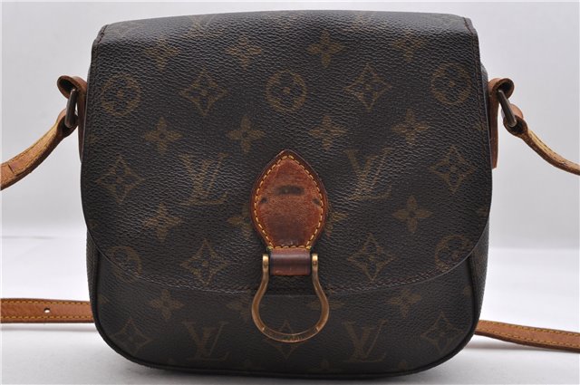 Auth LOUIS VUITTON Monogram Saint Cloud MM Shoulder Cross Bag M51243 LV 8348C