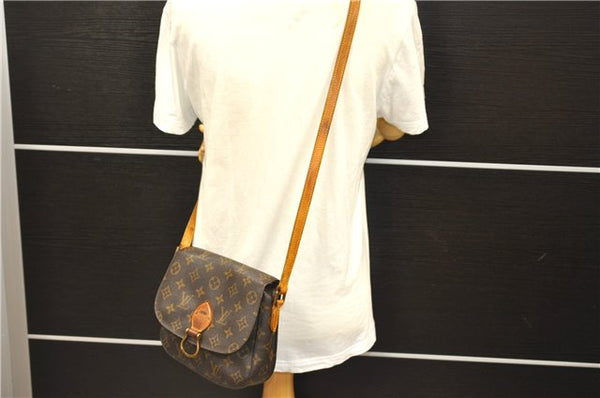 Auth LOUIS VUITTON Monogram Saint Cloud MM Shoulder Cross Bag M51243 LV 8348C