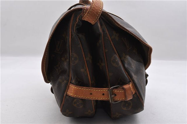 Auth LOUIS VUITTON Monogram Saumur 30 Shoulder Cross Body Bag M42256 LV 8350C