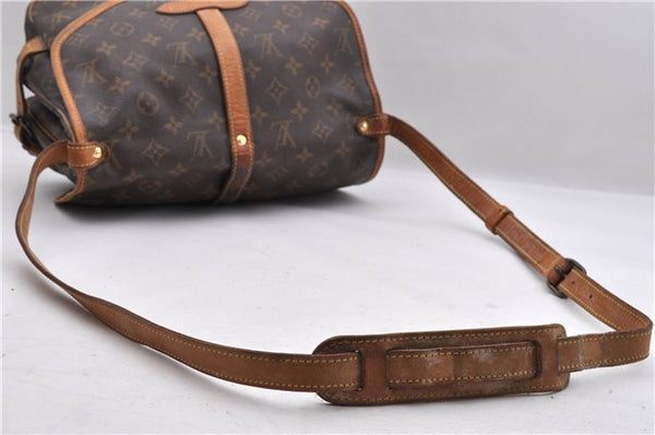 Auth LOUIS VUITTON Monogram Saumur 30 Shoulder Cross Body Bag M42256 LV 8350C