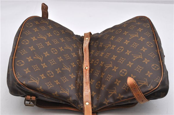 Auth LOUIS VUITTON Monogram Saumur 30 Shoulder Cross Body Bag M42256 LV 8350C
