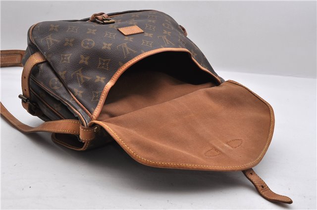 Auth LOUIS VUITTON Monogram Saumur 30 Shoulder Cross Body Bag M42256 LV 8350C