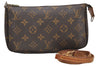 Auth Louis Vuitton Monogram Pochette Accessoires Shoulder Cross Body Pouch 8351D
