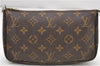 Auth Louis Vuitton Monogram Pochette Accessoires Shoulder Cross Body Pouch 8351D
