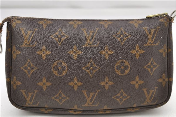 Auth Louis Vuitton Monogram Pochette Accessoires Shoulder Cross Body Pouch 8351D