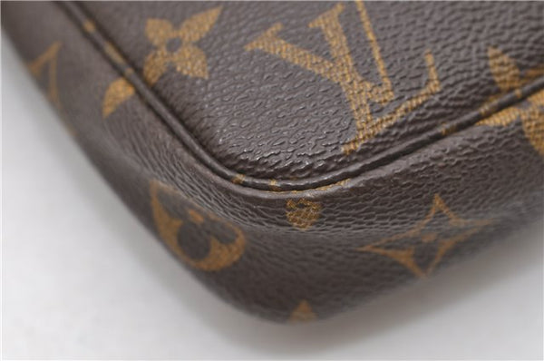 Auth Louis Vuitton Monogram Pochette Accessoires Shoulder Cross Body Pouch 8351D