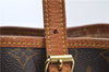 Authentic LOUIS VUITTON Monogram Bucket GM Shoulder Bag M42236 LV Junk 8352C