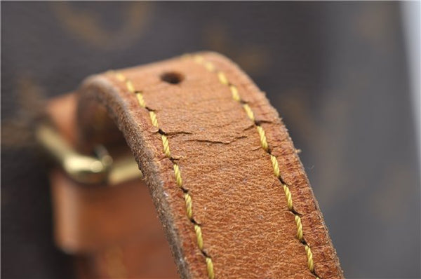 Authentic LOUIS VUITTON Monogram Bucket GM Shoulder Bag M42236 LV Junk 8352C