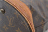Authentic LOUIS VUITTON Monogram Bucket GM Shoulder Bag M42236 LV Junk 8352C