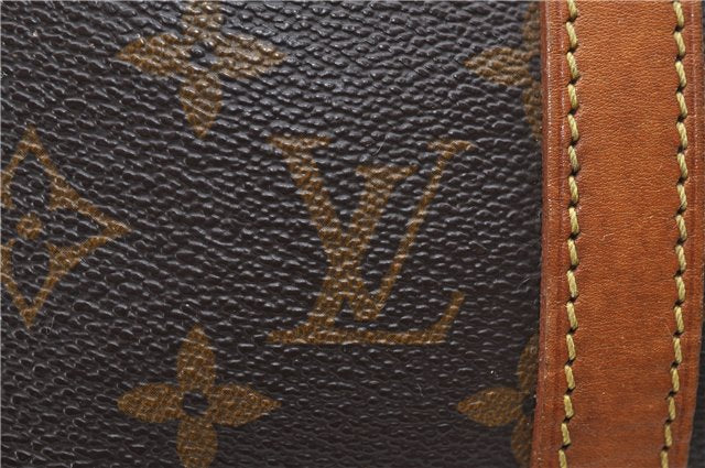 Authentic LOUIS VUITTON Monogram Bucket GM Shoulder Bag M42236 LV Junk 8352C