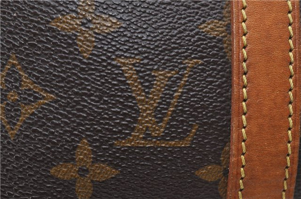 Authentic LOUIS VUITTON Monogram Bucket GM Shoulder Bag M42236 LV Junk 8352C