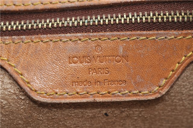 Authentic LOUIS VUITTON Monogram Bucket GM Shoulder Bag M42236 LV Junk 8352C