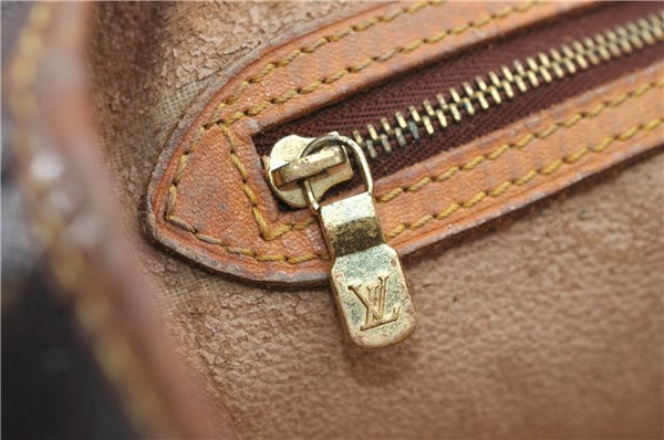 Authentic LOUIS VUITTON Monogram Bucket GM Shoulder Bag M42236 LV Junk 8352C