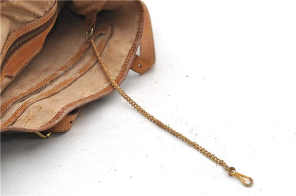 Authentic LOUIS VUITTON Monogram Bucket GM Shoulder Bag M42236 LV Junk 8352C