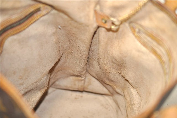 Authentic LOUIS VUITTON Monogram Bucket GM Shoulder Bag M42236 LV Junk 8352C