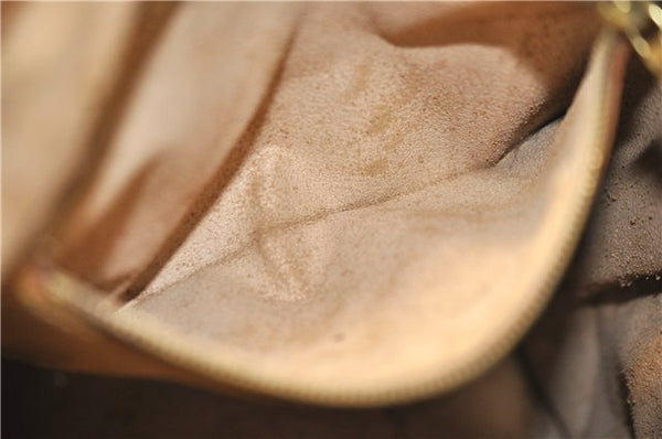 Authentic LOUIS VUITTON Monogram Bucket GM Shoulder Bag M42236 LV Junk 8352C