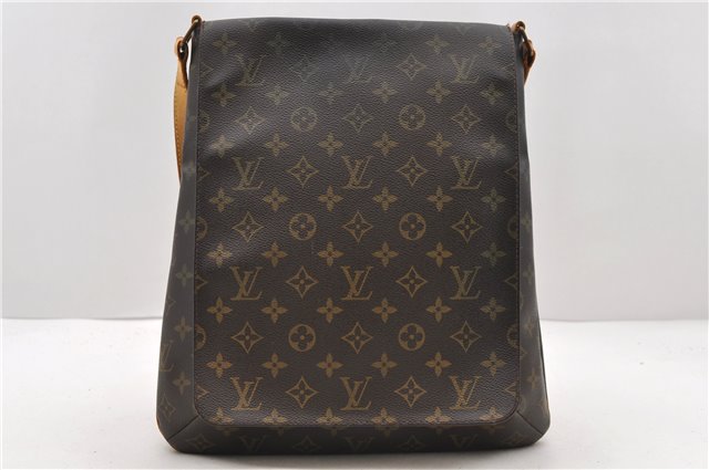Authentic LOUIS VUITTON Monogram Musette Shoulder Cross Body Bag M51256 LV 8354C
