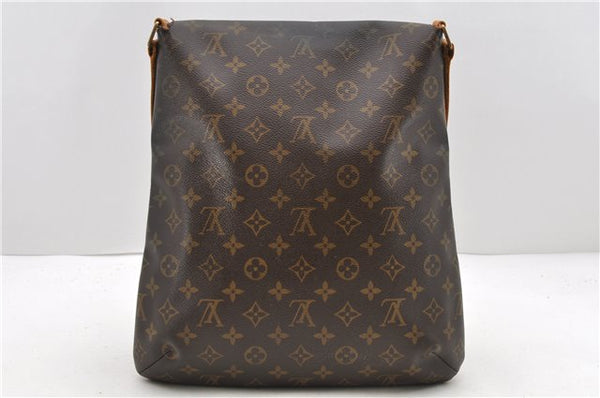 Authentic LOUIS VUITTON Monogram Musette Shoulder Cross Body Bag M51256 LV 8354C