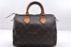 Authentic Louis Vuitton Monogram Speedy 25 Boston Hand Bag M41528 LV 8356D