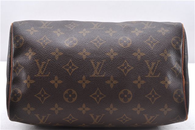 Authentic Louis Vuitton Monogram Speedy 25 Boston Hand Bag M41528 LV 8356D