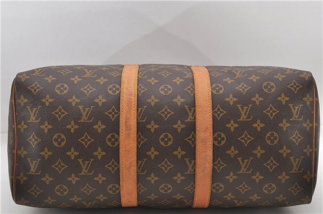 Authentic Louis Vuitton Monogram Keepall 45 Travel Boston Bag M41428 LV 8360D