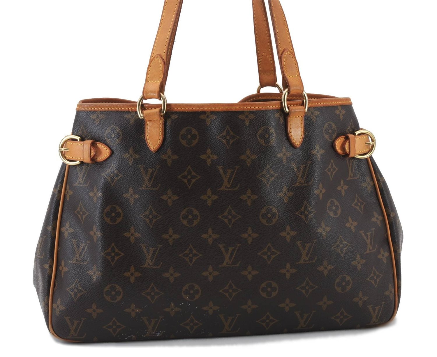 Authentic LOUIS VUITTON Monogram Batignolles Horizontal Tote Bag M51154 LV 8362C