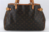 Authentic LOUIS VUITTON Monogram Batignolles Horizontal Tote Bag M51154 LV 8362C