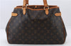 Authentic LOUIS VUITTON Monogram Batignolles Horizontal Tote Bag M51154 LV 8362C